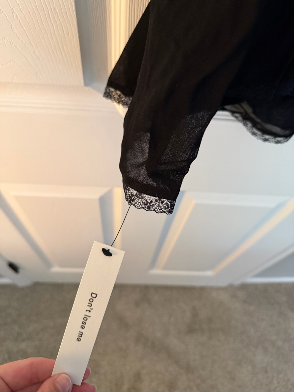 Reformation Black Satin Slip Top - Picture 4 of 6